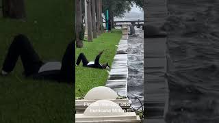 Florida man chilling the day after hurricane Milton left 😂 onlyinflorida chill floridaman [upl. by Searle]