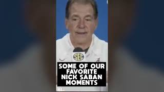 Here are some of our favorite Nick Saban moments [upl. by Feltie]