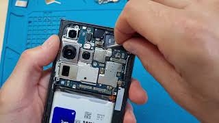 Samsung Galaxy S23 Ultra Screen Replacement With Frame [upl. by Rdnaskela]