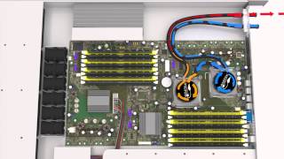 Asetek VerticalRackCDU D2C™ DirecttoChip Hot Water Liquid Cooling for Data Centers [upl. by Idnal335]