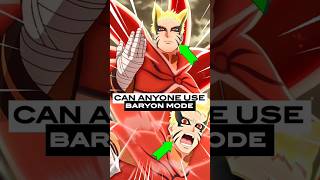 You know  Can anyone is Baryon Mode ytshorts anime [upl. by Aicilegna599]