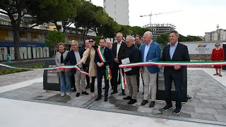 Inaugurazione della prima isola ecologica a scomparsa di Jesolo [upl. by Sirroned554]