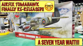 Airfix P40 Curtiss Tomahawk  FINALLY RERELEASED  148 Scale Model Kit [upl. by Telrahc]