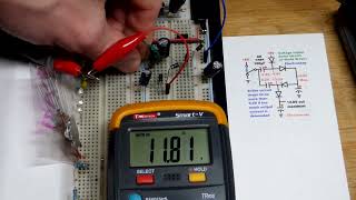 Voltage Tripler Minus Diode Drops Charge Pump Capacitors [upl. by Esalb342]