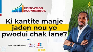 Ki kantite manje jaden nou yo ka pwodui chak lane   EDUCATION ECONOMIQUE [upl. by Marv]