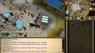 Runescape  Mod Mango Hosts 10th Anniversary Drop Party In Varrock [upl. by Hayward]