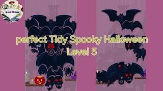 Perfect Tidy Spooky Halloween Level 5  Walkthrough Game حل لعبة roro29391 [upl. by Dove]