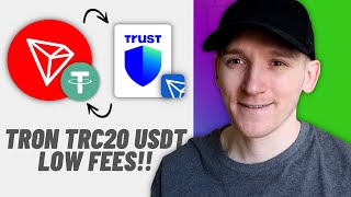 Tron TRC20 Wallet for USDT Tutorial Send USDT for Lowest Fees [upl. by Noired]