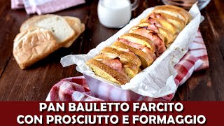 Pan bauletto farcito con prosciutto e scamorza [upl. by Hayyifas476]