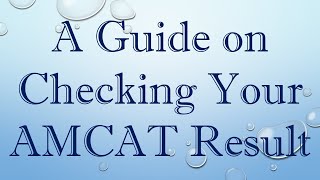 A Guide on Checking Your AMCAT Result [upl. by Montanez657]