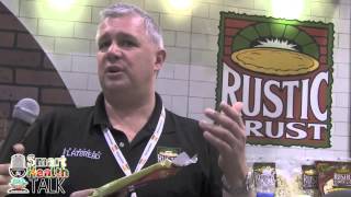 Rustic Crust Organic Pizza Crust Expo West [upl. by Idolah100]