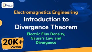 Introduction to Divergence Theorem  Electric Flux Density Gausss Law and Divergence [upl. by Annaiviv]