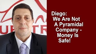 Questra AGAM  Diego We Are Not a Pyramidal Company Money is Safe [upl. by Demott360]