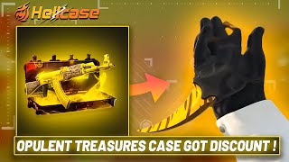 OPULENT TREASURES CASE GOT DİSCOUNT  CS2 CASE OPENING 2024  hellcase promo code [upl. by Tekcirc664]