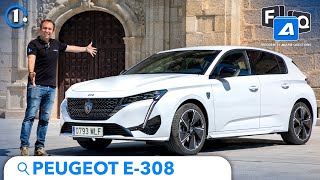 PEUGEOT E308 2024  Análisis del compacto eléctrico autonomía precios  Review en español [upl. by Dnallor575]