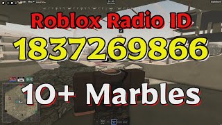 Marbles Roblox Radio CodesIDs [upl. by Adnirual]