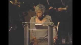 Dr Maya Angelous Acceptance Speech of the 2008 Voice of Peace Award [upl. by Echikson]