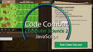 CodeCombat Middle Point Concept Challenge JavaScript Computer Science 2 [upl. by Ahsym]