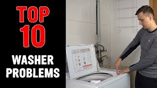 10 Most Common Problems With Laundry Washing Machines [upl. by Stagg]