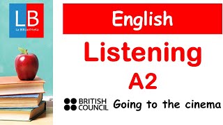 Clases Inglés online LISTENING A2 Listen amp Check 3 Going to the cinema [upl. by Emiatej979]