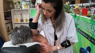 ASMR》Chair massage experience in a shopping mall》Back Shoulder Neck Massage [upl. by Flor286]