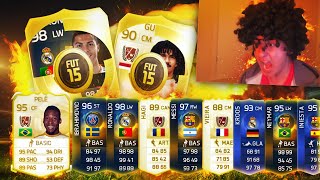 GREATEST FIFA 15 PACKS IN HISTORY [upl. by Eelnodnarb]