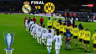 Real Madrid VS Borussia Dortmund  FINAL  UEFA Champions League 2024 UCL Full Match  PES Gameplay [upl. by Alinoel342]