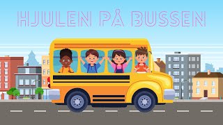 🎵 BARNSÅNGER PÅ SVENSKA 🎵  Hjulen på bussen  BarnaTV [upl. by Modeerf]