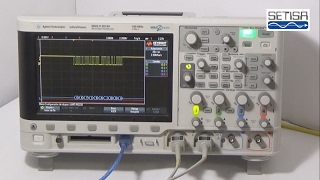 Decodificación del protocolo UART con el osciloscopio MSOX 2014A [upl. by Ahsieker]