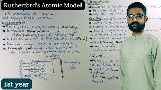 Rutherfords Atomic Model  1st year chemistry  Chapter05 [upl. by Vincenta43]