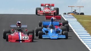 Thundering F5000 Practice amp Phillip Island Formula 5000 Historic GP 2024 Classic [upl. by Ecinhoj]