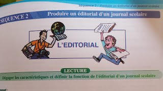 produire un éditorial dun journal scolaire 2ac parcours français p25 [upl. by Enogitna]