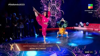 Anita Martínez y el Bicho Gómez brillaron bailando al ritmo de una danza india [upl. by Nnylyma]