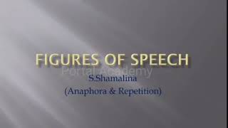 ANAPHORA REPETITION  FIGURE OF SPEECH  TNPSC GENERAL ENGLISH NEW SYLLABUS [upl. by Jimmie]