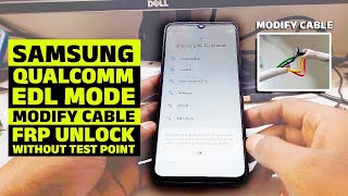 Unlock FRP Lock on Samsung A05s EDL Mode  UMT QcFire Tool amp Modified USB Cable Tutorial [upl. by Yllah]