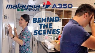 Behind The Scenes  Malaysia Airlines A350900 Delivery Flight [upl. by Camus481]