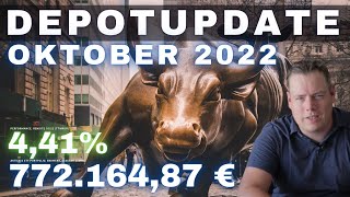 Depotupdate Oktober 2022  ETF amp Aktien Dividende Investitionen amp Co [upl. by Llerol406]