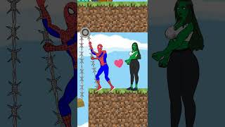 Please help SpiderMan save his sonspiderman JOKER hulk superheroes marvel [upl. by Amekahs2]