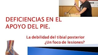 Lesiones del pie y debilidad del tibial posterior [upl. by Xymenes]