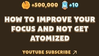 How To Improve Your Focus and Not Get Atomized  Memefi new video code task today completed [upl. by Fancy]