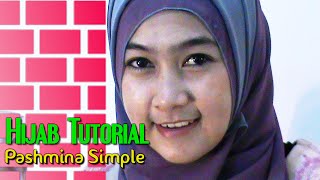 Tutorial Hijab  Cara Memakai Jilbab Pashmina Wajah Bulat [upl. by Nnylirak]