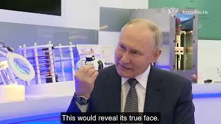 Vladimir Putin Speaks about Tucker Carlsons Interview Biden and Trump  English Subtitles [upl. by Redmund]