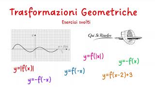 Trasformazioni geometriche [upl. by Frodina]