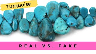 Dont Be Scammed  How to Tell Real Turquoise From Fake Stone  stabilized vs reconstituted [upl. by Byrn]