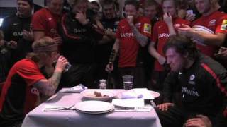 McFlys Dougie Poynter faces a Saracens Bushtucker Trial [upl. by Vinn]