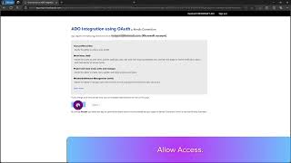 Setting Up Kendis Personal Profile ALM for Azure DevOps Integration with OAuth [upl. by Eelyrehc372]