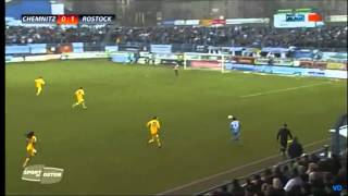 Chemnitzer FC 21 FC Hansa Rostock 24Spieltag 1213 [upl. by Euhsoj]