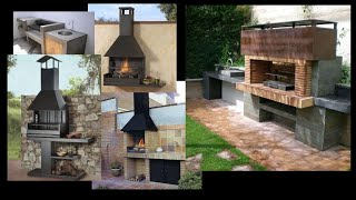 ASADORES DE LADRILLO MODERNOS PARA TU PATIO O JARDÍN IDEAS [upl. by Gipson]