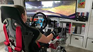 WORLD RECORD  Dirt Rally 20  Ford Escort  ZAGORZE  Highend Simracing Motion Simulator SFX100 [upl. by Fair]