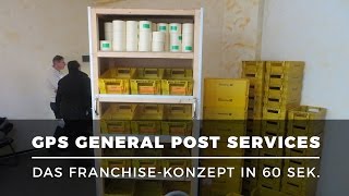 Selbstständig in der Brieflogistik – Franchise mit GPS General Post Services in 60 Sek erklärt [upl. by Sylvanus]